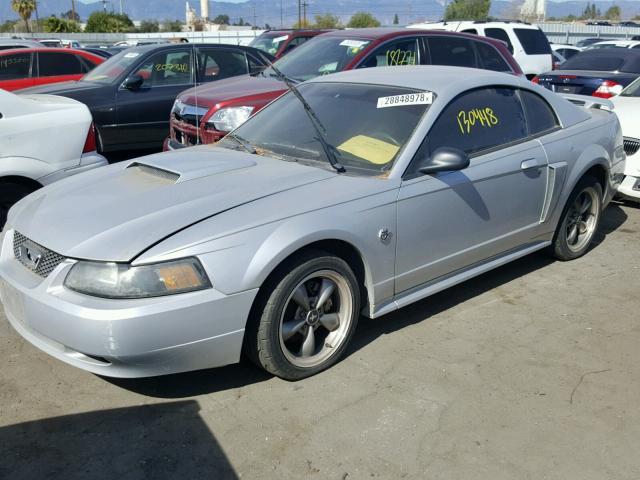 1FAFP42X44F102742 - 2004 FORD MUSTANG GT SILVER photo 2