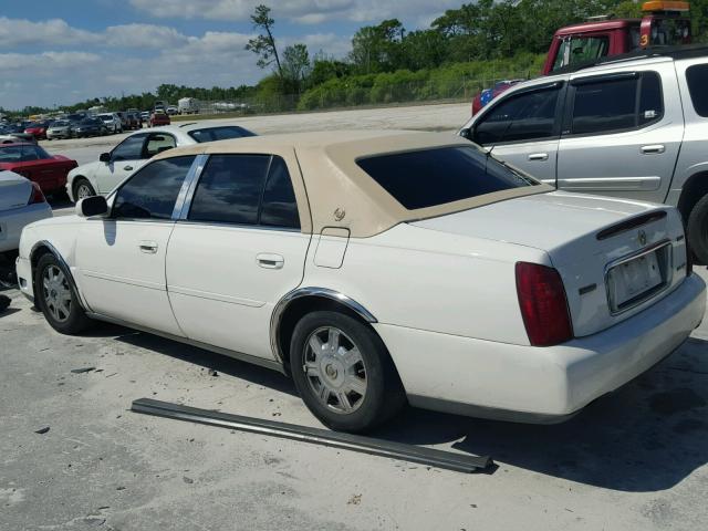 1G6KD54Y74U100625 - 2004 CADILLAC DEVILLE WHITE photo 3