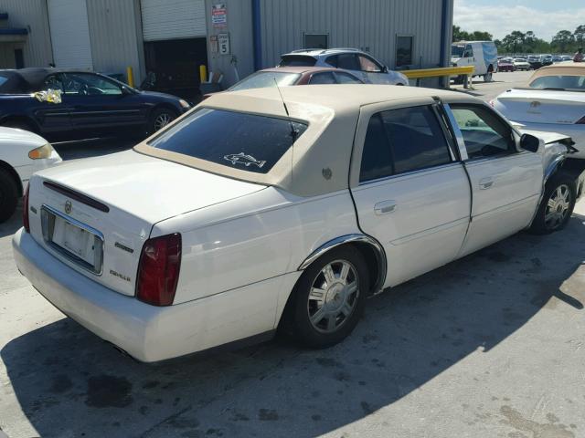 1G6KD54Y74U100625 - 2004 CADILLAC DEVILLE WHITE photo 4