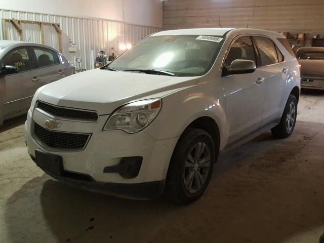 2GNALBEC5B1336574 - 2011 CHEVROLET EQUINOX LS WHITE photo 2