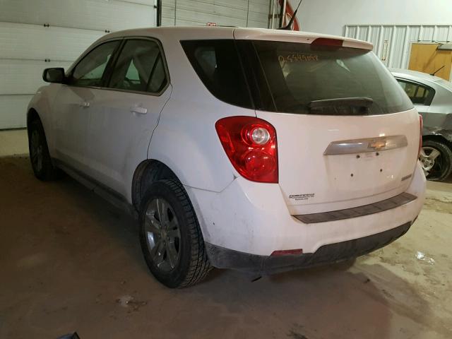 2GNALBEC5B1336574 - 2011 CHEVROLET EQUINOX LS WHITE photo 3