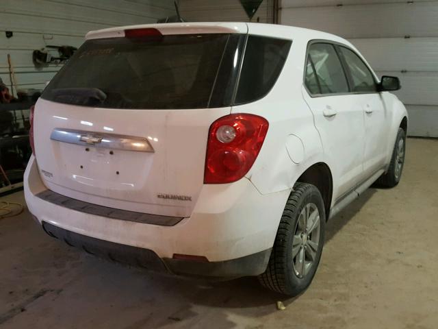 2GNALBEC5B1336574 - 2011 CHEVROLET EQUINOX LS WHITE photo 4