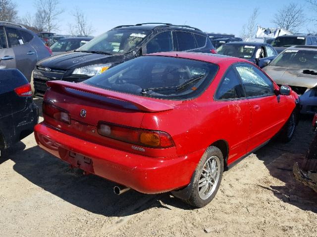 JH4DC2382VS000968 - 1997 ACURA INTEGRA GS RED photo 4