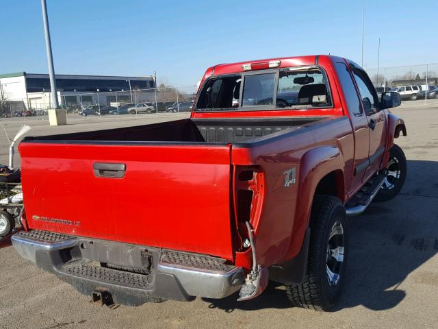 1GCDT49E688183772 - 2008 CHEVROLET COLORADO L RED photo 4