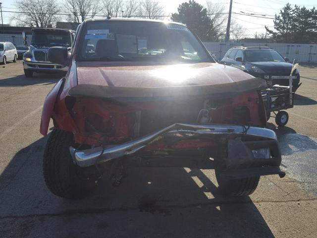 1GCDT49E688183772 - 2008 CHEVROLET COLORADO L RED photo 9