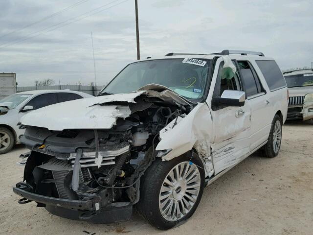 5LMJJ3HT4HEL12282 - 2017 LINCOLN NAVIGATOR WHITE photo 2