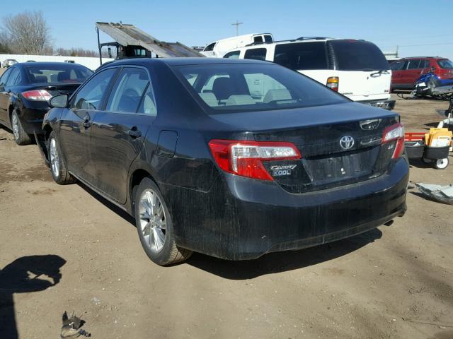 4T4BF1FK7CR269102 - 2012 TOYOTA CAMRY BASE BLACK photo 3