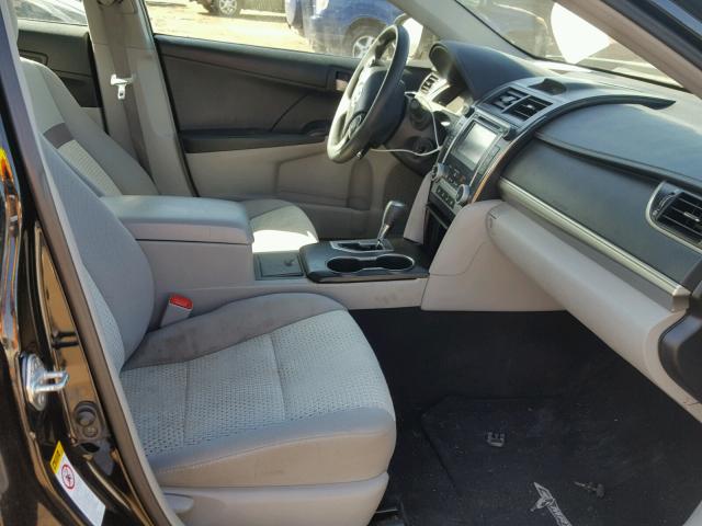 4T4BF1FK7CR269102 - 2012 TOYOTA CAMRY BASE BLACK photo 5