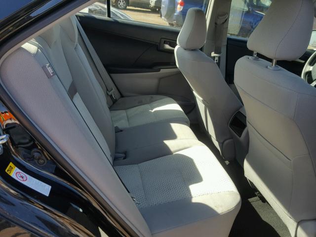 4T4BF1FK7CR269102 - 2012 TOYOTA CAMRY BASE BLACK photo 6