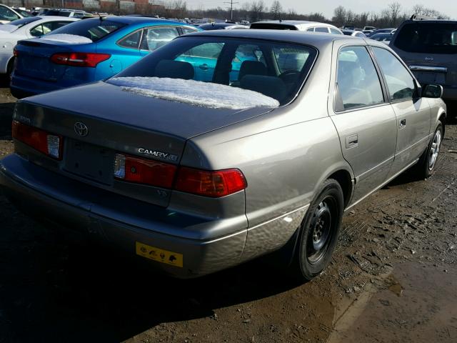 4T1BF22K71U122958 - 2001 TOYOTA CAMRY LE BEIGE photo 4