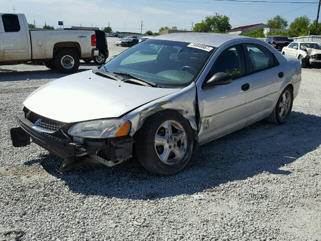 1B3EL36R44N266152 - 2004 DODGE STRATUS SE SILVER photo 2