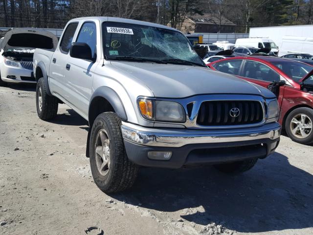 5TEHN72N94Z324222 - 2004 TOYOTA TACOMA DOU SILVER photo 1