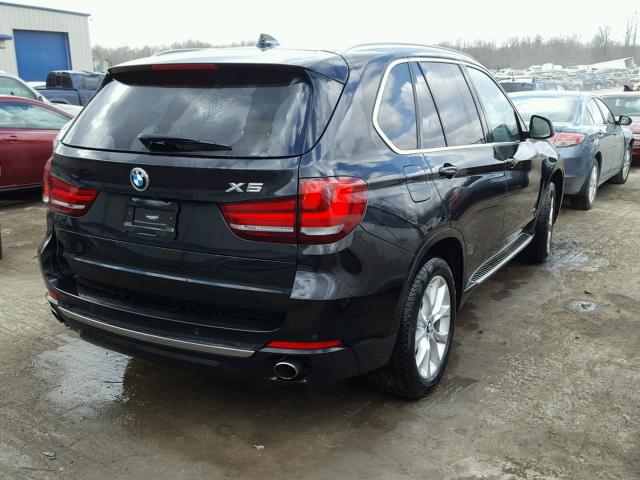 5UXKR0C53E0H20004 - 2014 BMW X5 XDRIVE3 BLACK photo 4