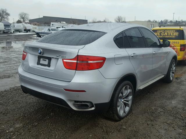 5UXFG8C53CLZ97153 - 2012 BMW X6 XDRIVE5 SILVER photo 4