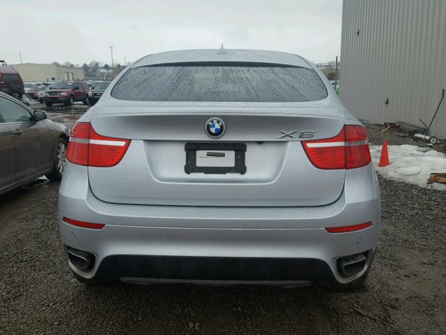 5UXFG8C53CLZ97153 - 2012 BMW X6 XDRIVE5 SILVER photo 9
