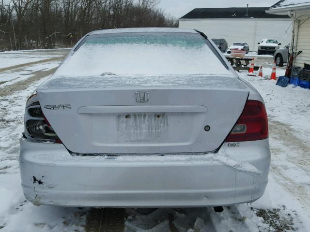 1HGEM22953L019536 - 2003 HONDA CIVIC EX Gümüş foto 10