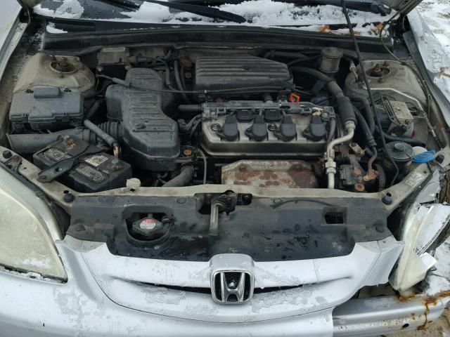 1HGEM22953L019536 - 2003 HONDA CIVIC EX Gümüş foto 7