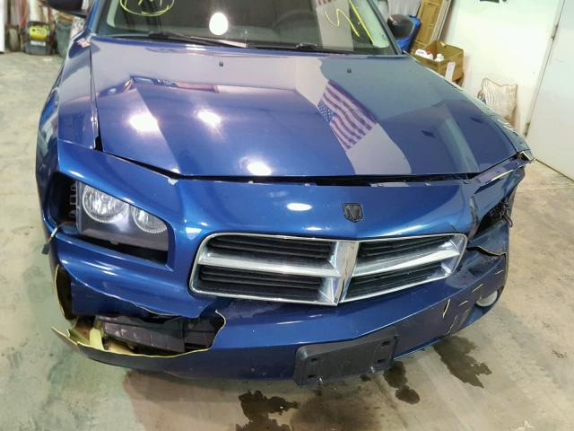 2B3KA33V39H566324 - 2009 DODGE CHARGER SX BLUE photo 9