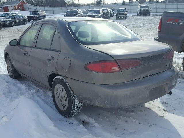 3FAFP13P22R127815 - 2002 FORD ESCORT BROWN photo 3