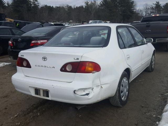 2T1BR12E41C497946 - 2001 TOYOTA COROLLA CE WHITE photo 4