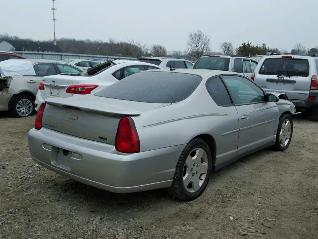 2G1WM15K669203769 - 2006 CHEVROLET MONTE CARL ვერცხლისფერი ფოტო 4