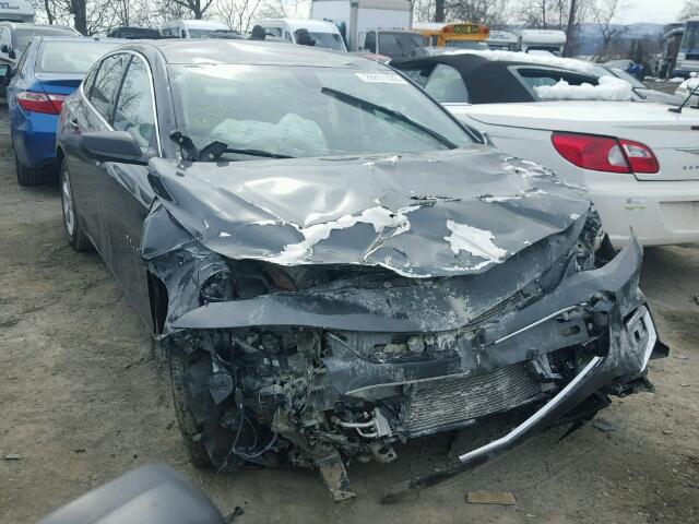 1G1ZB5ST4HF101548 - 2017 CHEVROLET MALIBU LS ნაცრისფერი ფოტო 1