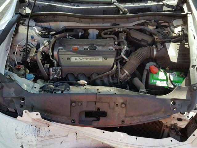 1HGCP26759A162630 - 2009 HONDA ACCORD EX WHITE photo 7