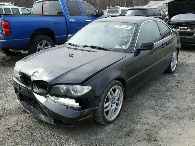 WBABD53454PD97890 - 2004 BMW 330 CI BLACK photo 2