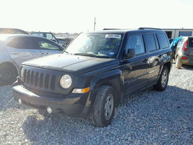 1C4NJRBB3CD663565 - 2012 JEEP PATRIOT SP BLACK photo 2