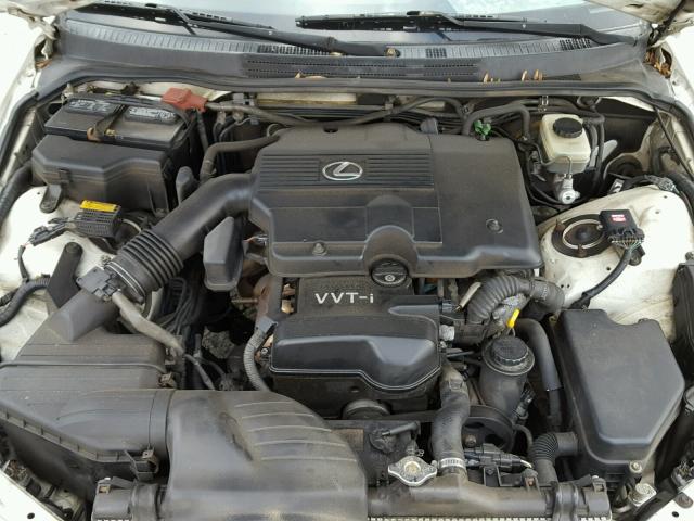 JTHBD182110008326 - 2001 LEXUS IS 300 WHITE photo 7