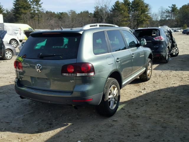 WVGBE77L28D019135 - 2008 VOLKSWAGEN TOUAREG 2 TEAL photo 4