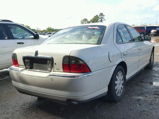 1LNHM86S55Y637324 - 2005 LINCOLN LS WHITE photo 4