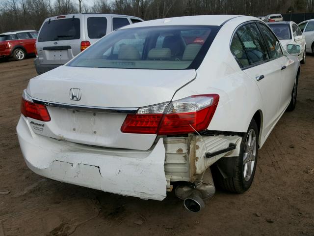 1HGCR2F86DA275269 - 2013 HONDA ACCORD EXL WHITE photo 4