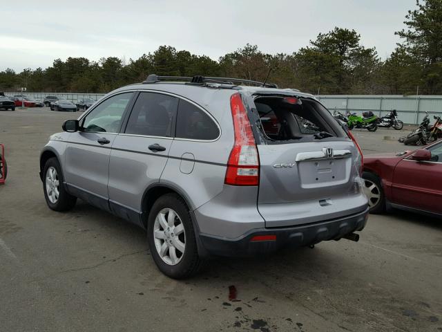 JHLRE48547C012051 - 2007 HONDA CR-V EX SILVER photo 3