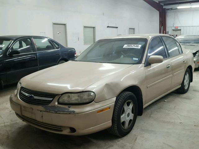 1G1NE52J016222023 - 2001 CHEVROLET MALIBU LS GOLD photo 2