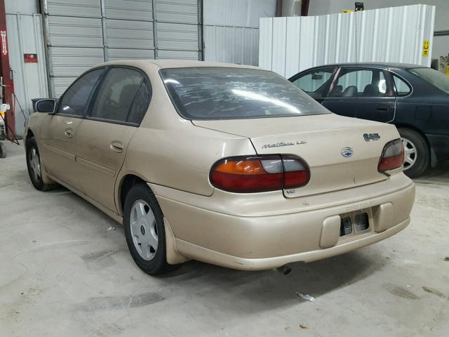 1G1NE52J016222023 - 2001 CHEVROLET MALIBU LS GOLD photo 3