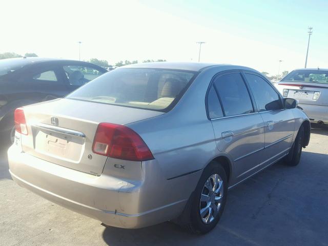 1HGES26742L071270 - 2002 HONDA CIVIC EX Qızıl foto 4