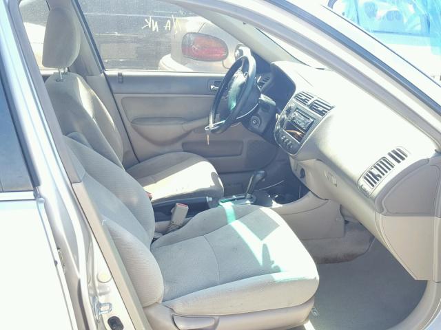 1HGES26742L071270 - 2002 HONDA CIVIC EX Qızıl foto 5