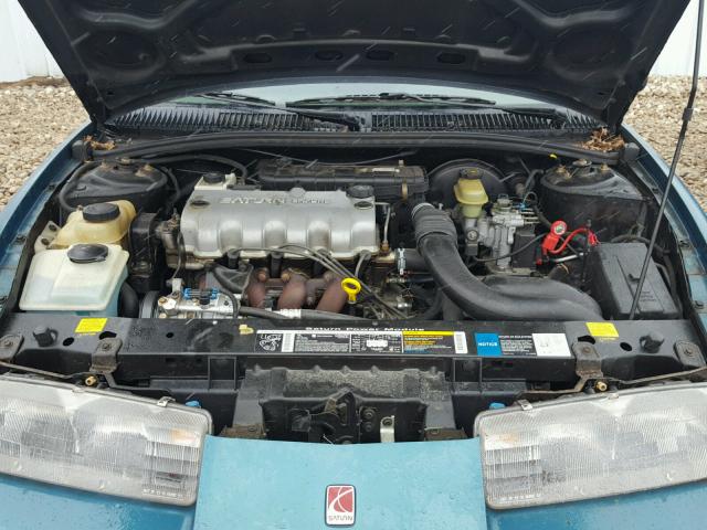 1G8ZG5593RZ184375 - 1994 SATURN SL1 TEAL photo 7