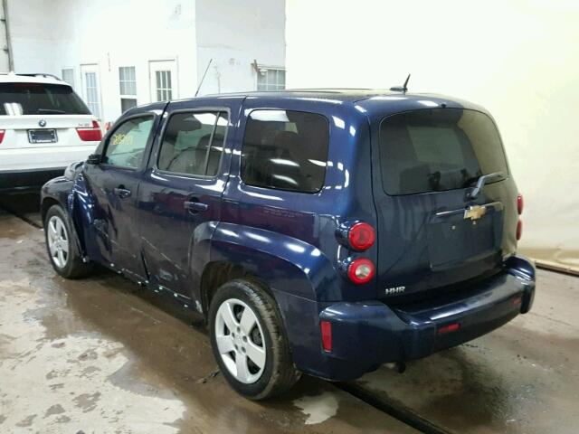 3GNCA13B09S511055 - 2009 CHEVROLET HHR LS ლურჯი ფოტო 3