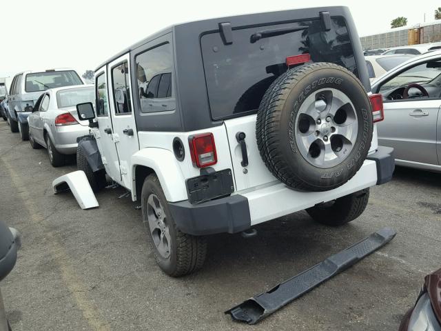 1C4BJWEG3GL147534 - 2016 JEEP WRANGLER U WHITE photo 3