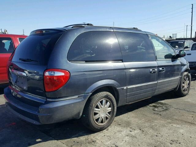 2A4GP64L07R286055 - 2007 CHRYSLER TOWN & COU BLUE photo 4