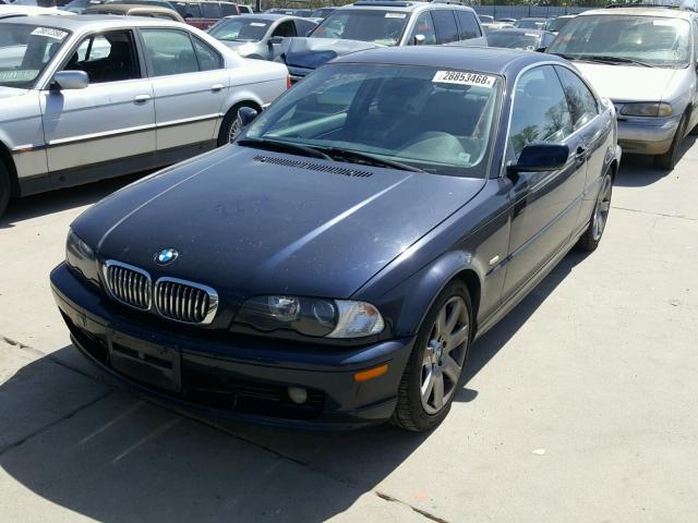 WBABN334X2PG57540 - 2002 BMW 325 CI BLUE photo 2