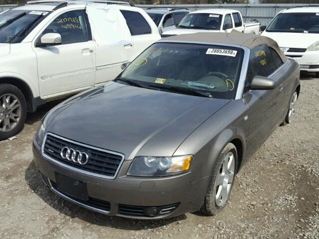 WAUDT48H46K003360 - 2006 AUDI A4 QUATTRO GRAY photo 2