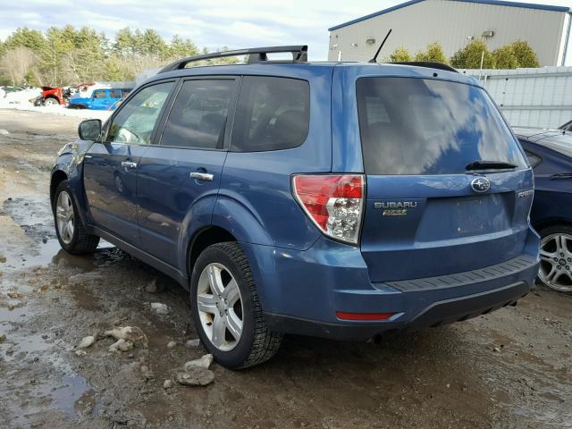 JF2SH63669G734863 - 2009 SUBARU FORESTER 2 BLUE photo 3