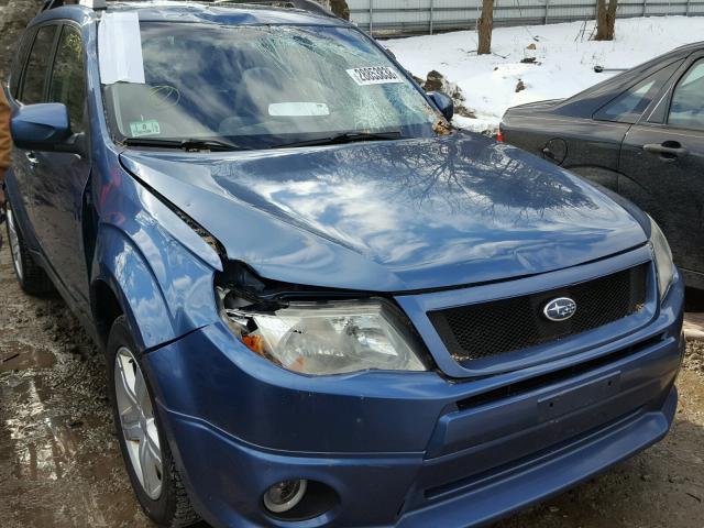 JF2SH63669G734863 - 2009 SUBARU FORESTER 2 BLUE photo 9