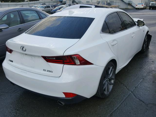 JTHBF1D22E5039397 - 2014 LEXUS IS 250 WHITE photo 4