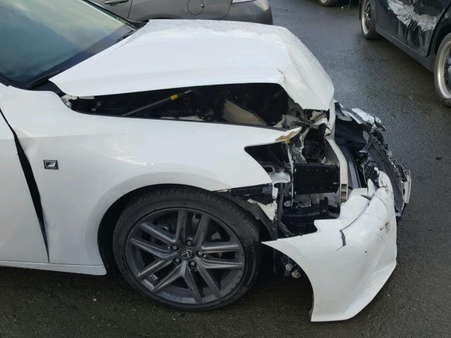 JTHBF1D22E5039397 - 2014 LEXUS IS 250 WHITE photo 9