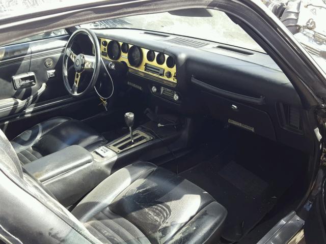 2W87K8L186388 - 1978 PONTIAC FIREBIRD BLACK photo 5