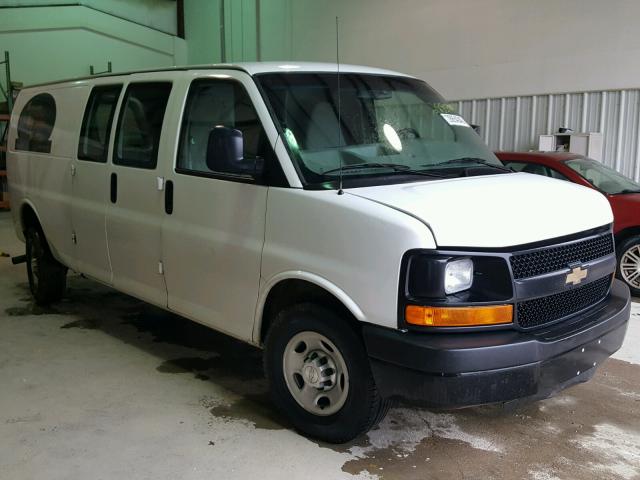 1GCWGGBA0E1192283 - 2014 CHEVROLET EXPRESS G2 WHITE photo 1